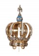 Golden plated Metal Crown for Our Lady of Fatima Capelinha, 70cm to 90cm