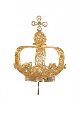 Crown for Our Lady of Fatima 60cm to 64cm, Filigree