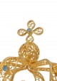 Crown for Our Lady of Fatima, 60cm to 64cm, Filigree. Blue stones.