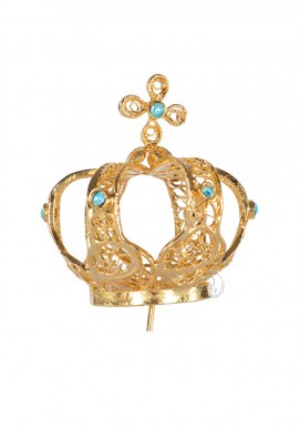 Crown for Our Lady of Fatima 45cm to 53cm, Filigree