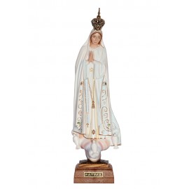 Our Lady of Fátima, Classic w/ Painted Eyes